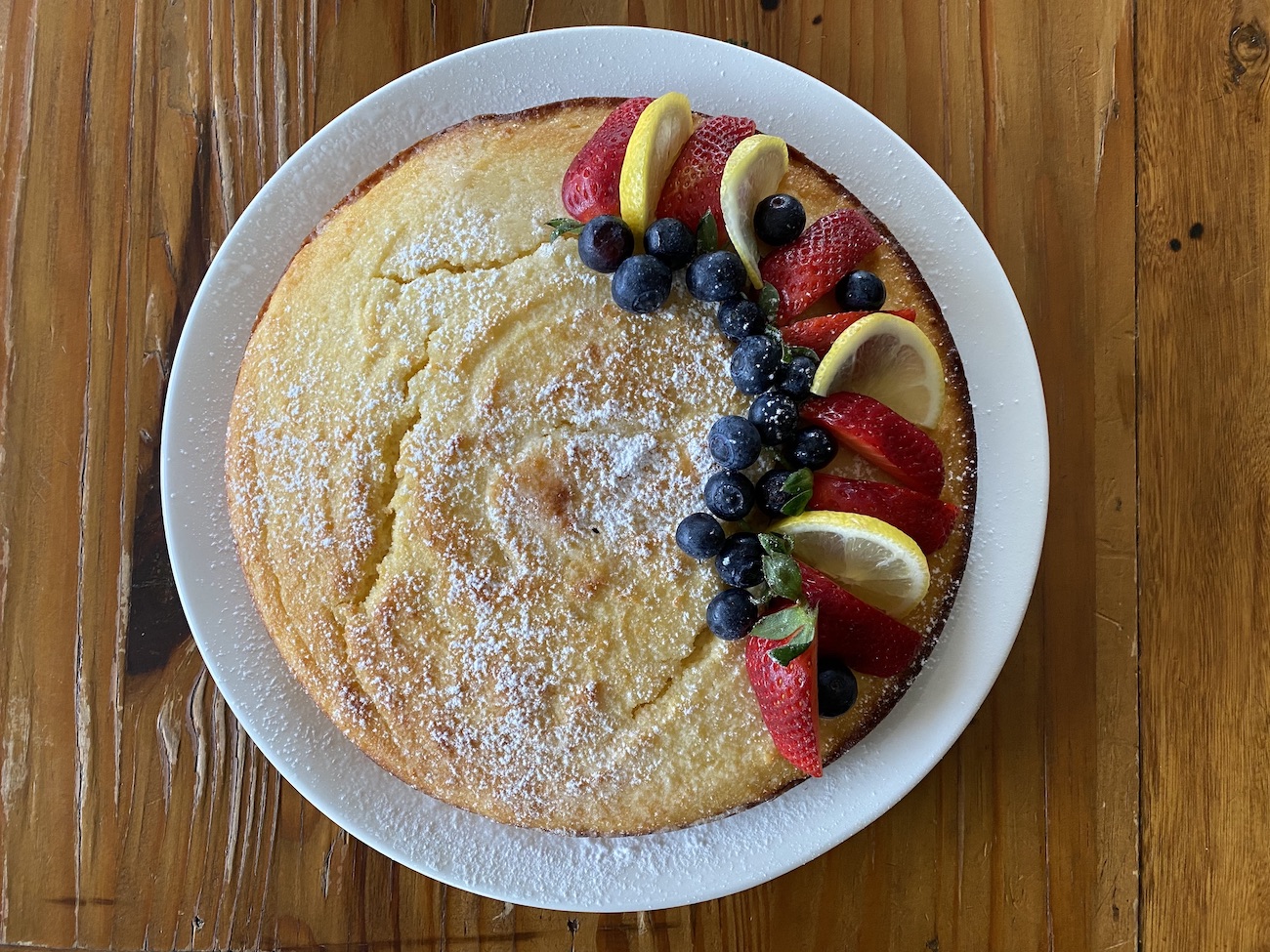 LEMON CAKE WITH ZANDAM RICOTTA