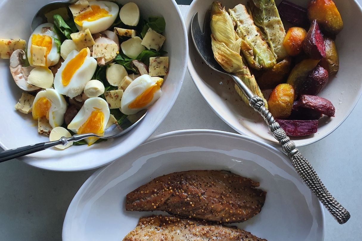 GERDA’S SPINACH AND ZANDAM PEPATO SALAD