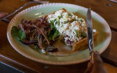 OLIVE, SWISS CHARD AND ZANDAM RICOTTA TART